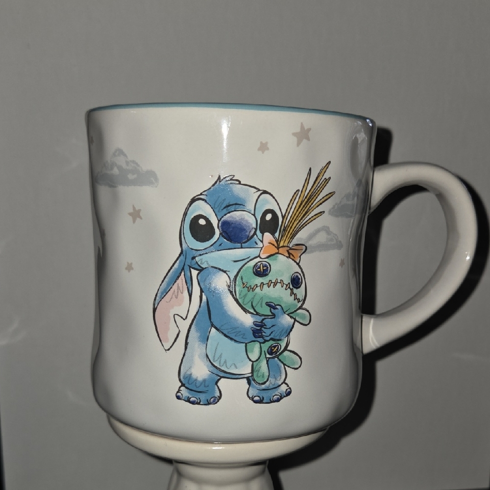 Disney Blue and White Stitch Mug
